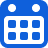 Emoji du calendrier bleu